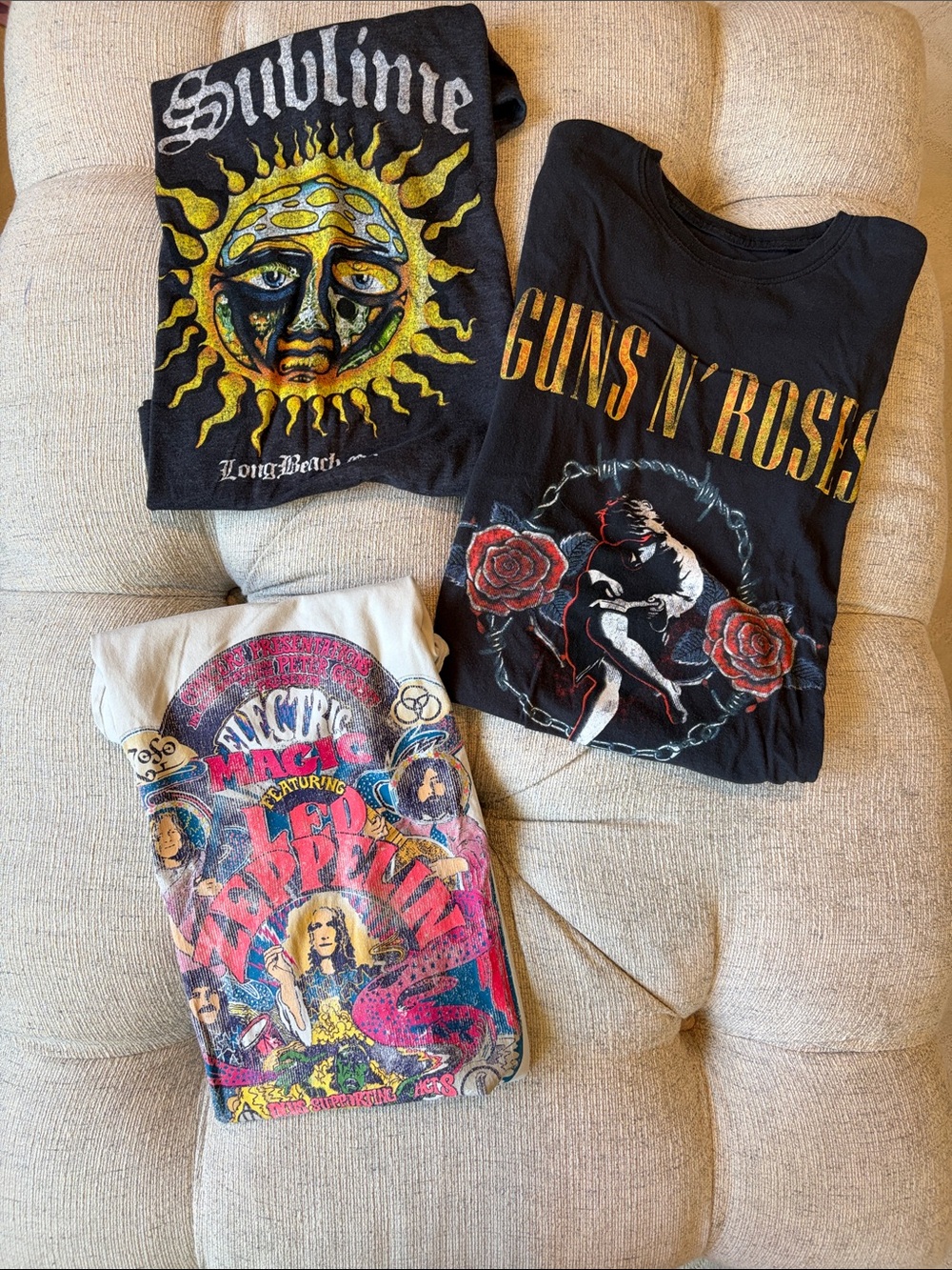 Three Pack Band T-Shirts